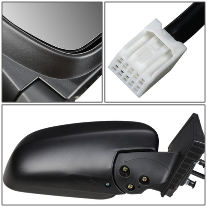 RETROVISOR MIRROR - OEM - 04-10 TOYOTA SIENNA - POWERED - HEATED - TEXTURED - BLACK - RIGHT