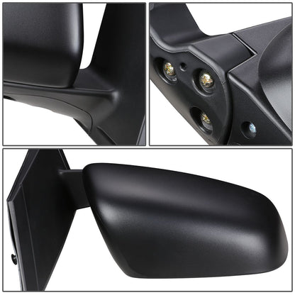 RETROVISOR MIRROR - OEM - 04-10 TOYOTA SIENNA - POWERED - HEATED - TEXTURED - BLACK - RIGHT