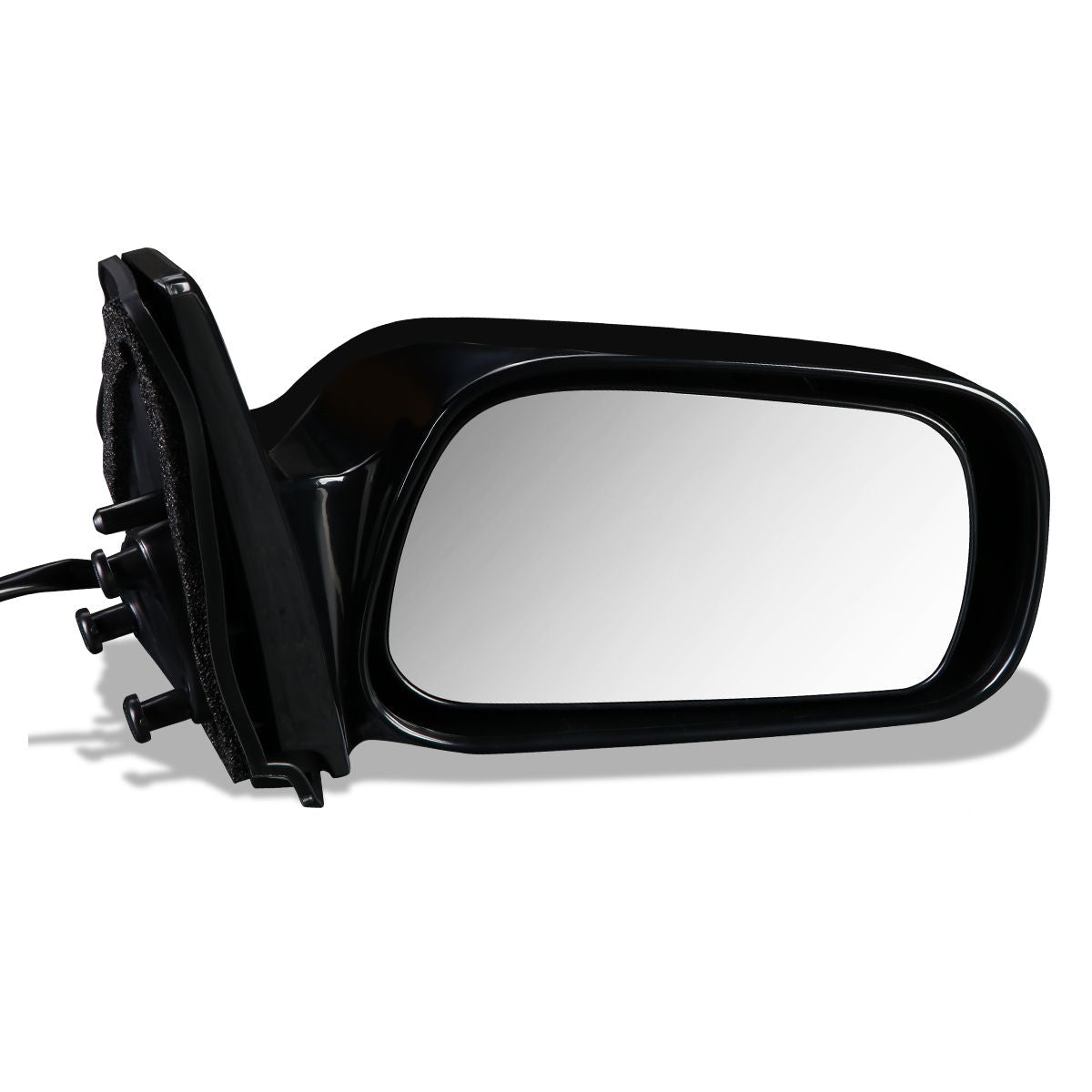 RETROVISOR MIRROR - OEM - 03-08 TOYOTA MATRIX / 03-08 PONTIAC VIBE - POWERED - PAINTABLE - BLACK - RIGHT