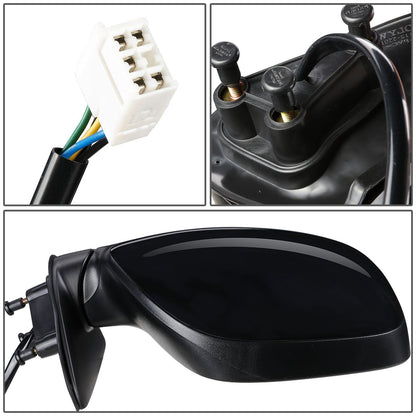 RETROVISOR MIRROR - OEM - 00-06 TOYOTA TUNDRA NON CREW CAB - POWER MIRROR ADJUSTMENT - HEATED - PAINTABLE - BLACK - RIGHT