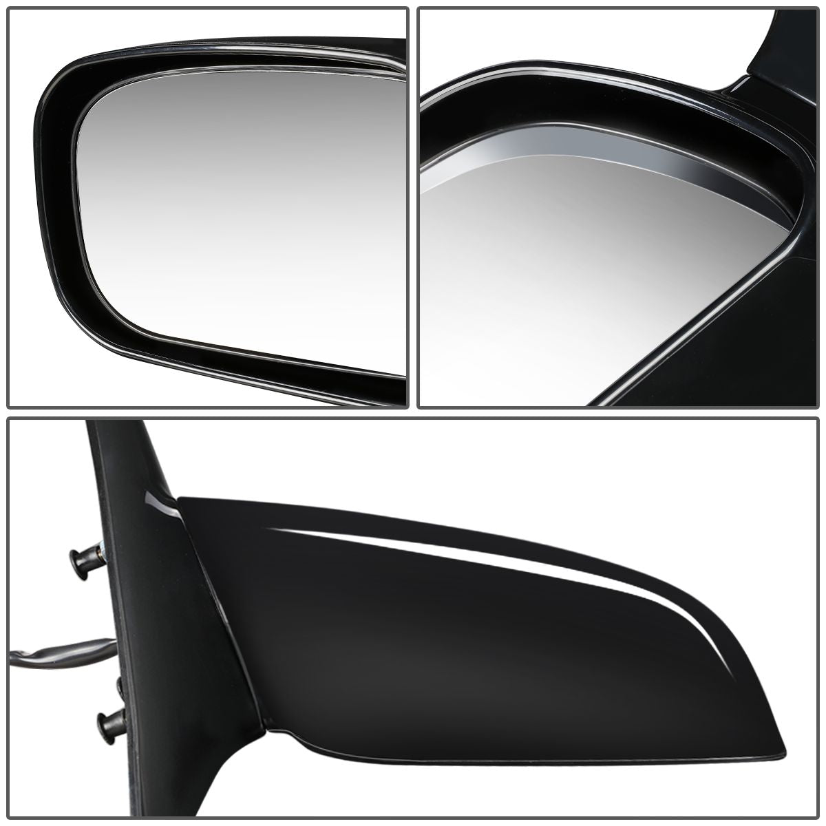 RETROVISOR MIRROR - OEM - 02-06 TOYOTA CAMRY - POWERED - PAINTABLE - BLACK - RIGHT