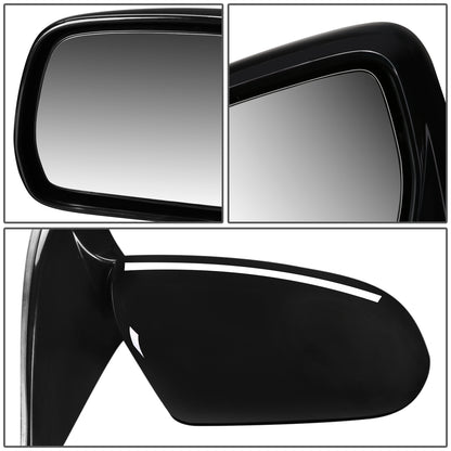 RETROVISOR MIRROR - OEM - 01-07 TOYOTA HIGHLANDER - POWERED - HEATED - PAINTABLE - BLACK - RIGHT