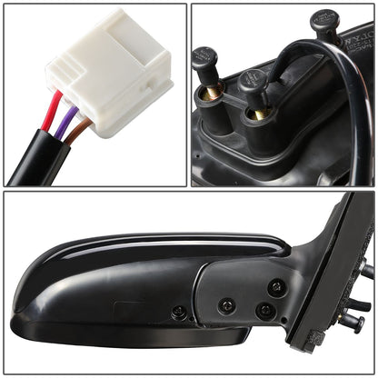 RETROVISOR MIRROR - OEM - 01-03 TOYOTA PRIUS - POWERED - PAINTABLE - BLACK - RIGHT