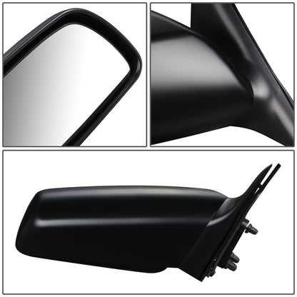 RETROVISOR MIRROR - OEM - 07-11 TOYOTA CAMRY - POWERED - HEATED - BLACK MATERIAL - RIGHT