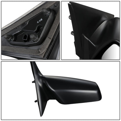 RETROVISOR MIRROR - OEM - 07-11 TOYOTA CAMRY - POWERED - HEATED - BLACK MATERIAL - RIGHT