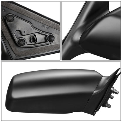 RETROVISOR MIRROR - OEM - 07-11 TOYOTA CAMRY - POWERED - BLACK MATERIAL - RIGHT