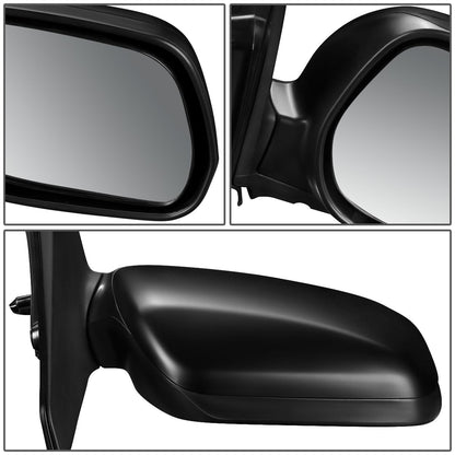 RETROVISOR MIRROR - OEM - 01-05 TOYOTA RAV4 - MANUAL - TEXTURED - BLACK - RIGHT