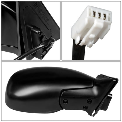 RETROVISOR MIRROR - OEM - 96-97 TOYOTA RAV4 - POWERED - TEXTURED - BLACK - RIGHT