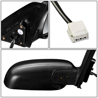 RETROVISOR MIRROR - OEM - 01-05 TOYOTA RAV4 - POWERED - TEXTURED - BLACK - RIGHT