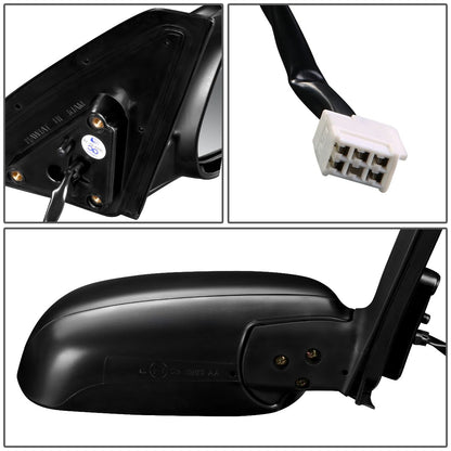 RETROVISOR MIRROR - OEM - 01-05 TOYOTA RAV4 - POWERED - HEATED - PAINTABLE - BLACK - RIGHT