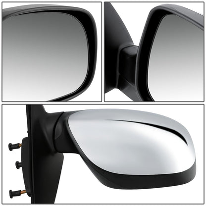 RETROVISOR MIRROR - OEM - 04-06 TOYOTA TUNDRA CREW CAB - POWER MIRROR ADJUSTMENT - HEATED - CHROME - RIGHT