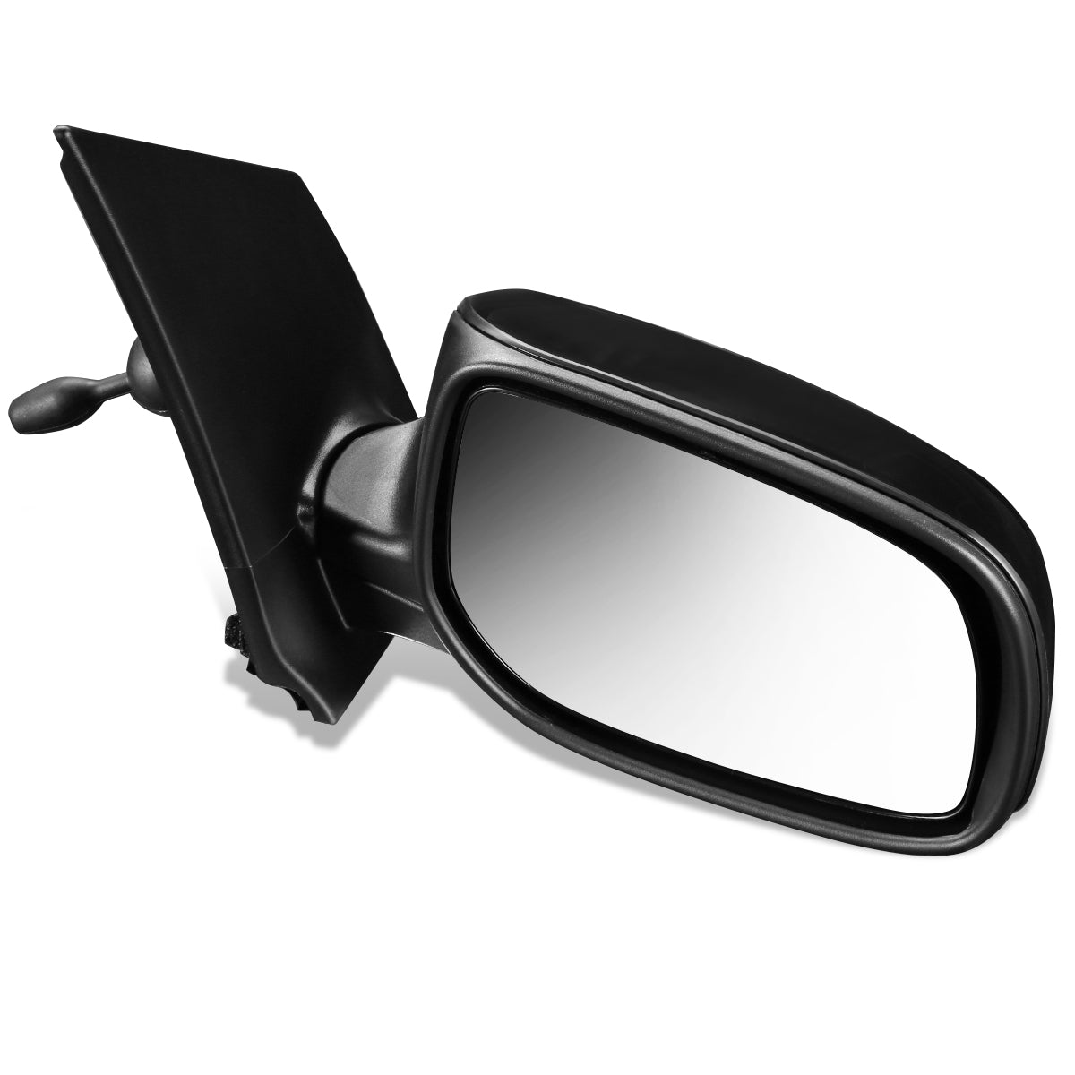 RETROVISOR MIRROR - OEM - 07-12 TOYOTA YARIS SEDAN - MANUAL - TEXTURED - BLACK - RIGHT