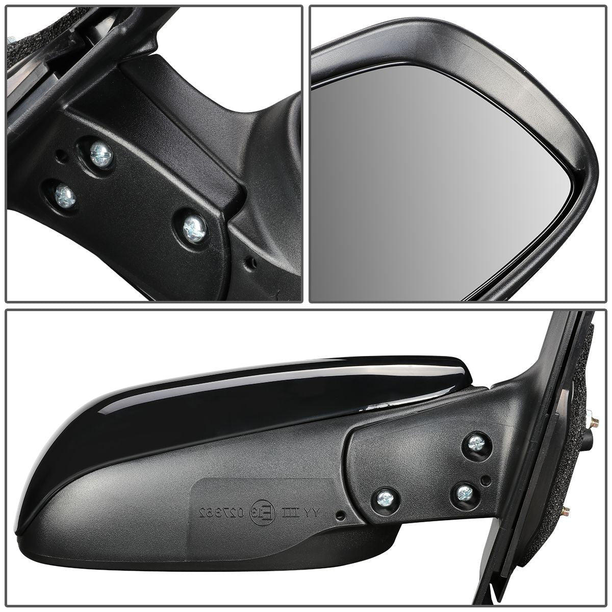 RETROVISOR MIRROR - OEM - 06-11 TOYOTA YARIS HATCHBACK - MANUAL - TEXTURED - BLACK - RIGHT