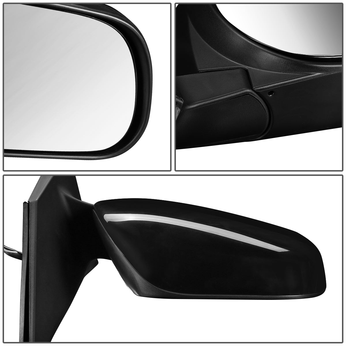 RETROVISOR MIRROR - OEM - 06-12 TOYOTA RAV4 - POWERED - TEXTURED - BLACK - RIGHT