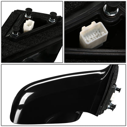 RETROVISOR MIRROR - OEM - 05-10 TOYOTA AVALON - POWERED - HEATED - PAINTABLE - BLACK - RIGHT