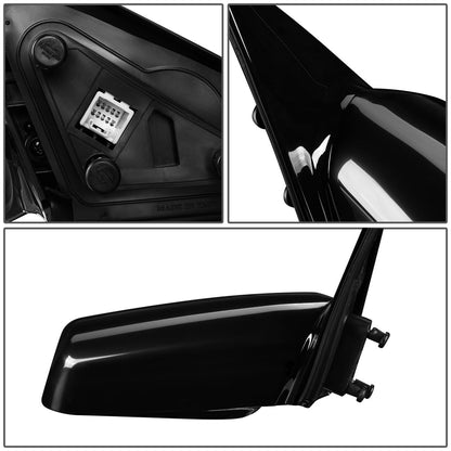 RETROVISOR MIRROR - OEM - 04-08 TOYOTA SOLARA - POWERED - HEATED - PAINTABLE - BLACK - RIGHT