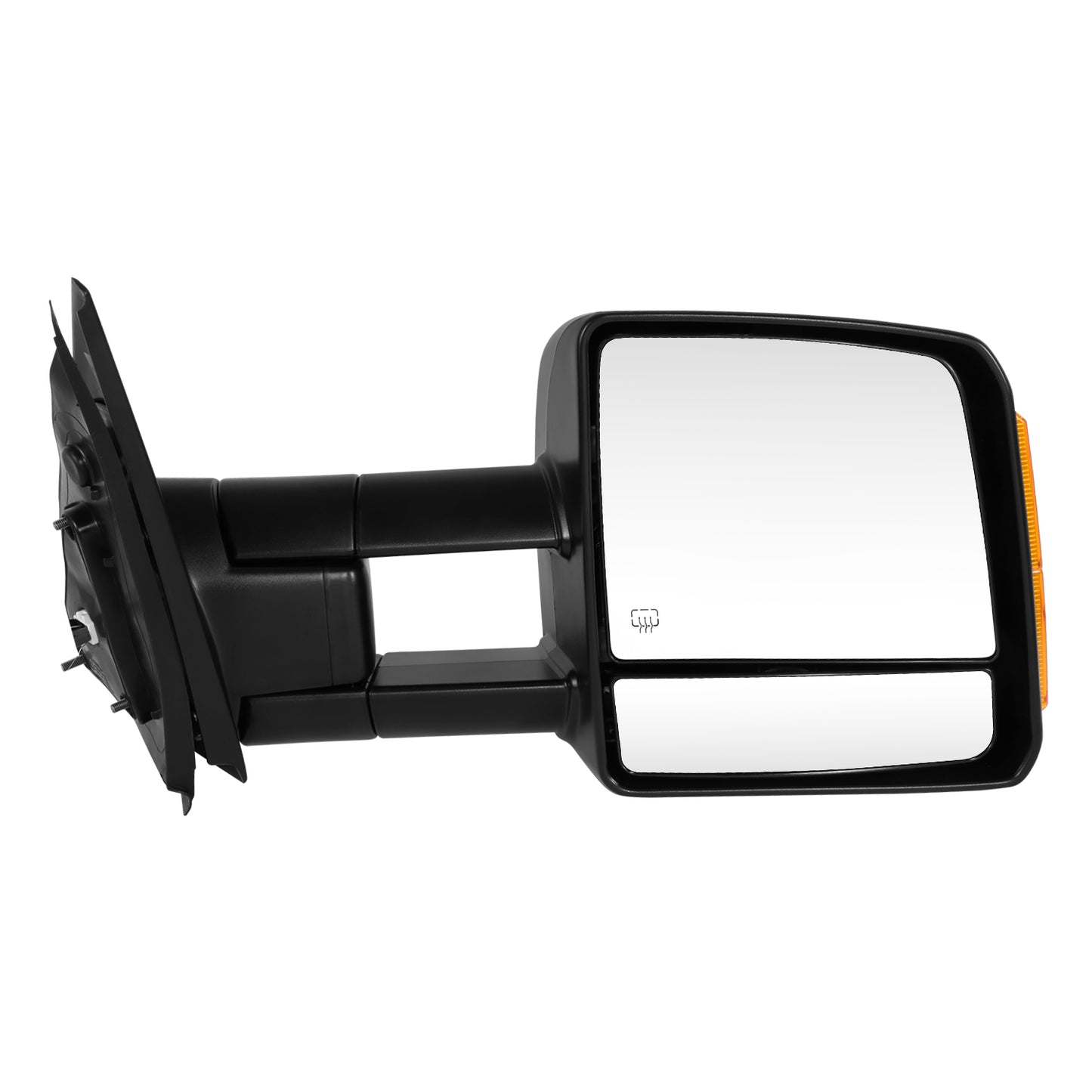 RETROVISOR MIRROR - OE STYLE - TOYOTA TUNDRA 07-21 - WITH POWER WITH HEATED WITH SIGNAL DUAL ARM - PASSENGER SIDE - PAINT TO MATCH - BLACK