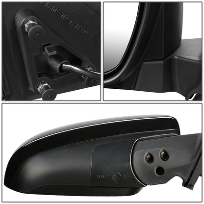 RETROVISOR MIRROR - OEM - 08-13 TOYOTA HIGHLANDER - POWERED - HEATED - PAINTABLE - BLACK - RIGHT