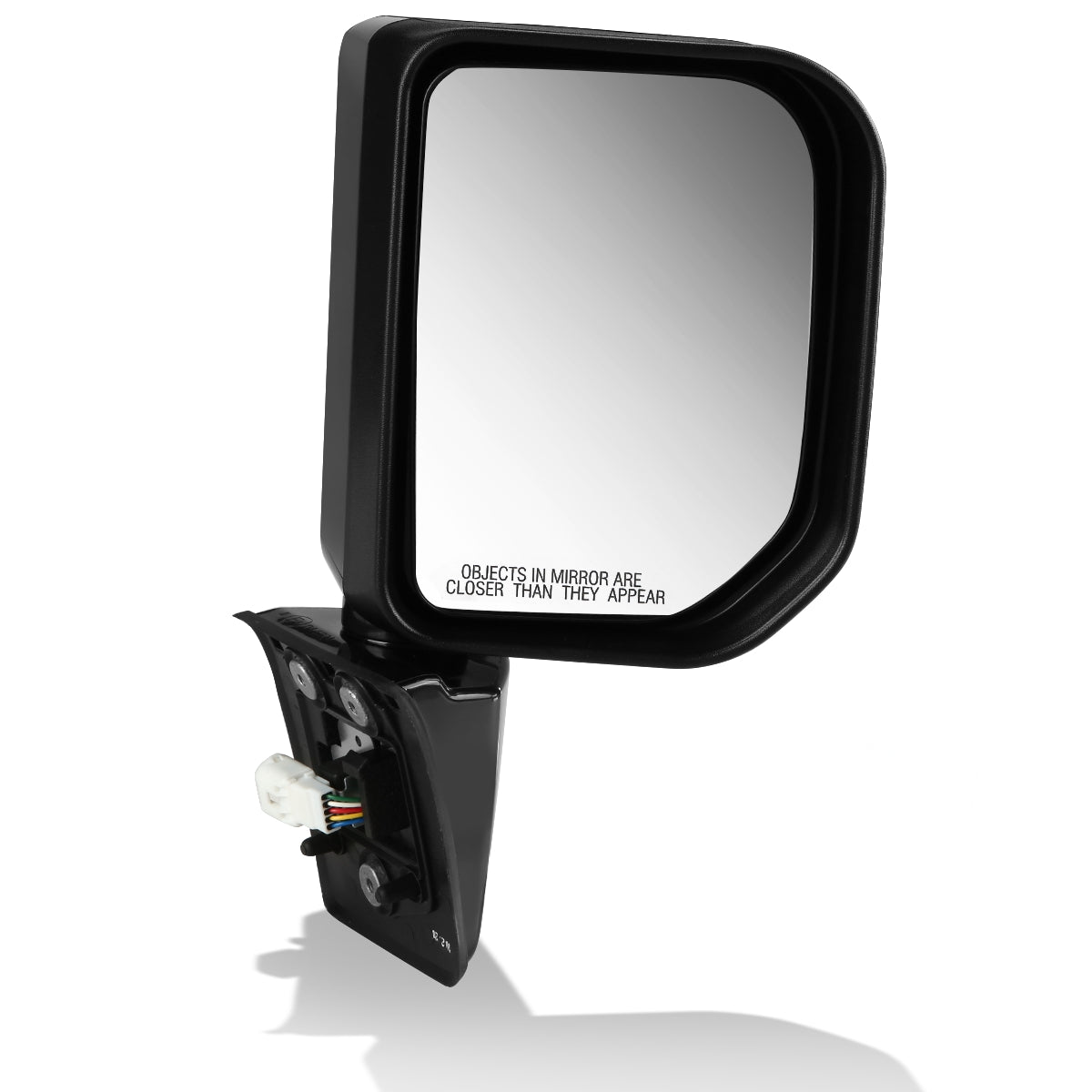RETROVISOR MIRROR - OEM - 07-09 TOYOTA FJ CRUISER - POWERED - PAINTABLE - BLACK - RIGHT