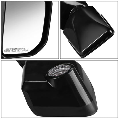 RETROVISOR MIRROR - OEM - 07-09 TOYOTA FJ CRUISER - POWERED - PAINTABLE - BLACK - RIGHT