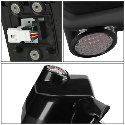 RETROVISOR MIRROR - OEM - 07-09 TOYOTA FJ CRUISER - POWERED - PAINTABLE - BLACK - RIGHT