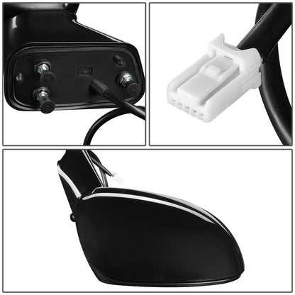 RETROVISOR MIRROR - OEM - 09-12 TOYOTA VENZA - POWERED - HEATED - PAINTABLE - BLACK - RIGHT