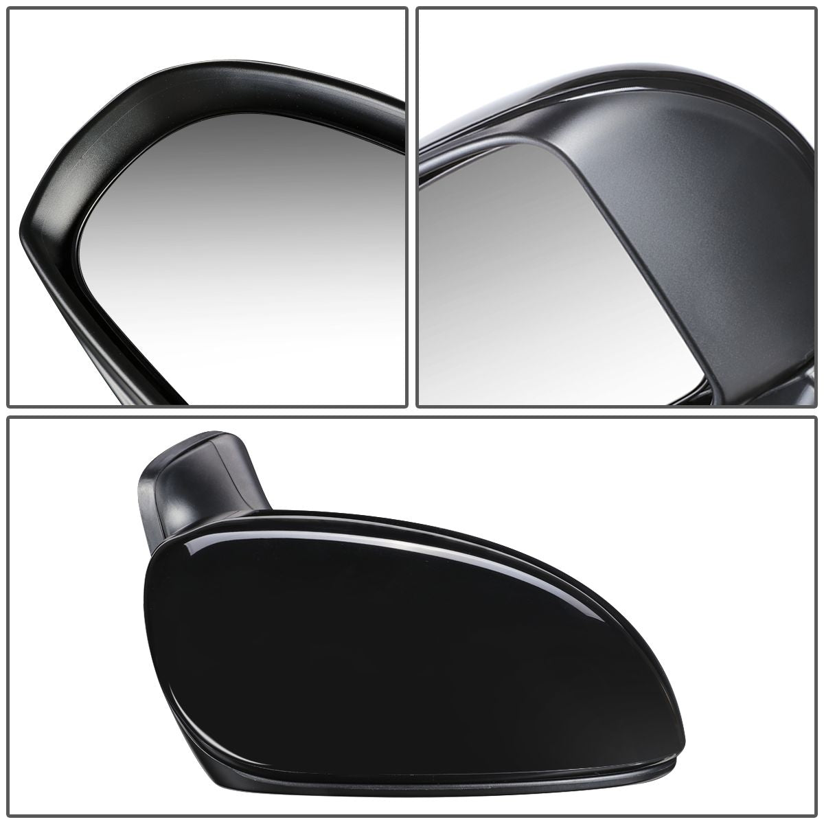 RETROVISOR MIRROR - OEM - 10-15 TOYOTA PRIUS / 14-15 TOYOTA PRIUS PLUG-IN - POWERED - HEATED - TEXTURED - RIGHT - BLACK