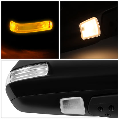 RETROVISOR MIRROR - OE STYLE - TOYOTA 4RUNNER 10-13 - WITH POWER WITH HEATED WITH SIGNAL - PASSENGER SIDE - PAINT TO MATCH - BLACK