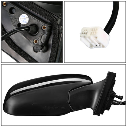 RETROVISOR MIRROR - OEM - 09-12 TOYOTA RAV4 - POWERED - TEXTURED - RIGHT - BLACK