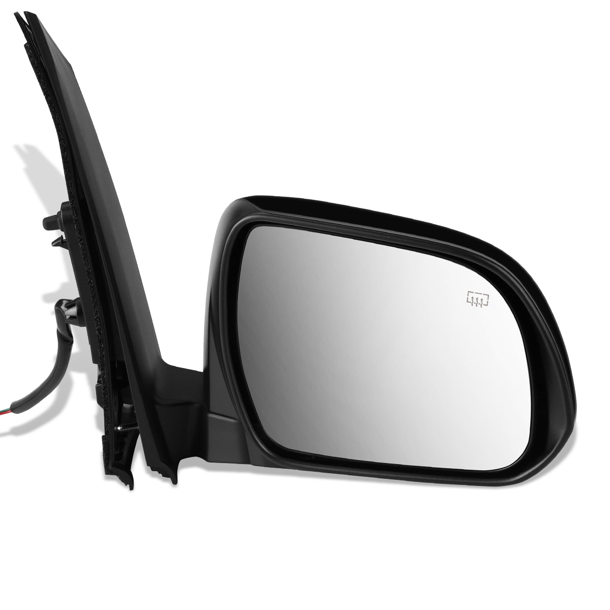 RETROVISOR MIRROR - OEM - 11-12 TOYOTA SIENNA - POWERED - HEATED - TEXTURED - RIGHT - BLACK