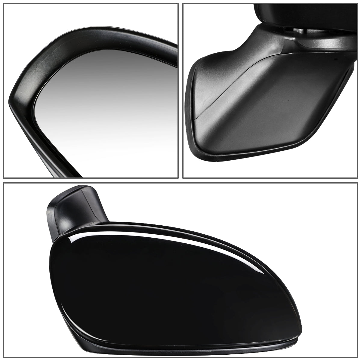 RETROVISOR MIRROR - OEM - 10-15 TOYOTA PRIUS / 14-15 TOYOTA PRIUS PLUG-IN - POWERED - TEXTURED - RIGHT - BLACK