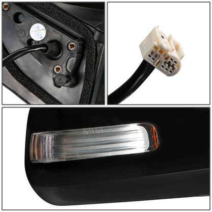 RETROVISOR MIRROR - OEM - 09-12 TOYOTA RAV4 - POWERED - HEATED - TEXTURED - RIGHT - BLACK