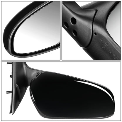 RETROVISOR MIRROR - OEM - 12-14 TOYOTA CAMRY - POWERED - TEXTURED - RIGHT - BLACK