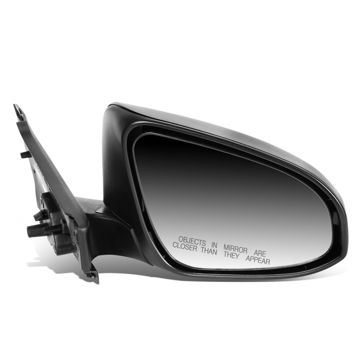 RETROVISOR MIRROR - OEM - 12-13 TOYOTA YARIS HATCHBACK - MANUAL - TEXTURED - RIGHT - BLACK