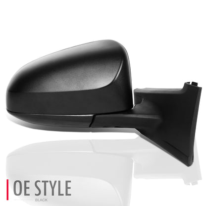 RETROVISOR MIRROR - OEM - 12-13 TOYOTA YARIS HATCHBACK - MANUAL - TEXTURED - RIGHT - BLACK