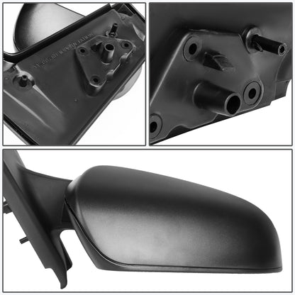 RETROVISOR MIRROR - OEM - 12-13 TOYOTA YARIS HATCHBACK - MANUAL - TEXTURED - RIGHT - BLACK