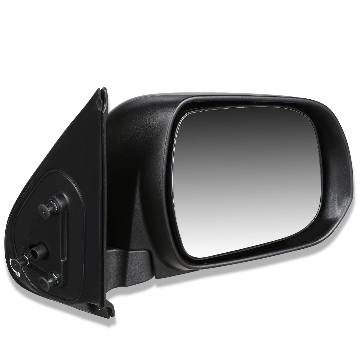 RETROVISOR MIRROR - OEM - 12-15 TOYOTA TACOMA - MANUAL MIRROR ADJUSTMENT - W/O HEAT - TEXTURED - RIGHT - BLACK