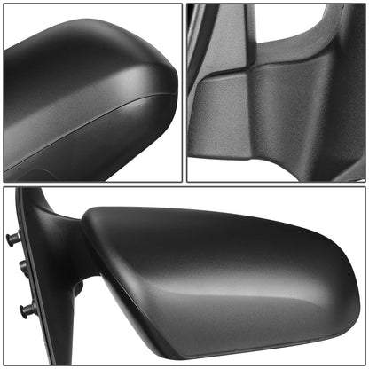 RETROVISOR MIRROR - OEM - 12-15 TOYOTA TACOMA - MANUAL MIRROR ADJUSTMENT - W/O HEAT - TEXTURED - RIGHT - BLACK