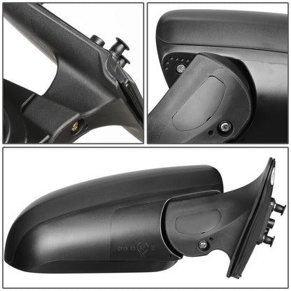 RETROVISOR MIRROR - OEM - 12-15 TOYOTA TACOMA - MANUAL MIRROR ADJUSTMENT - W/O HEAT - TEXTURED - RIGHT - BLACK