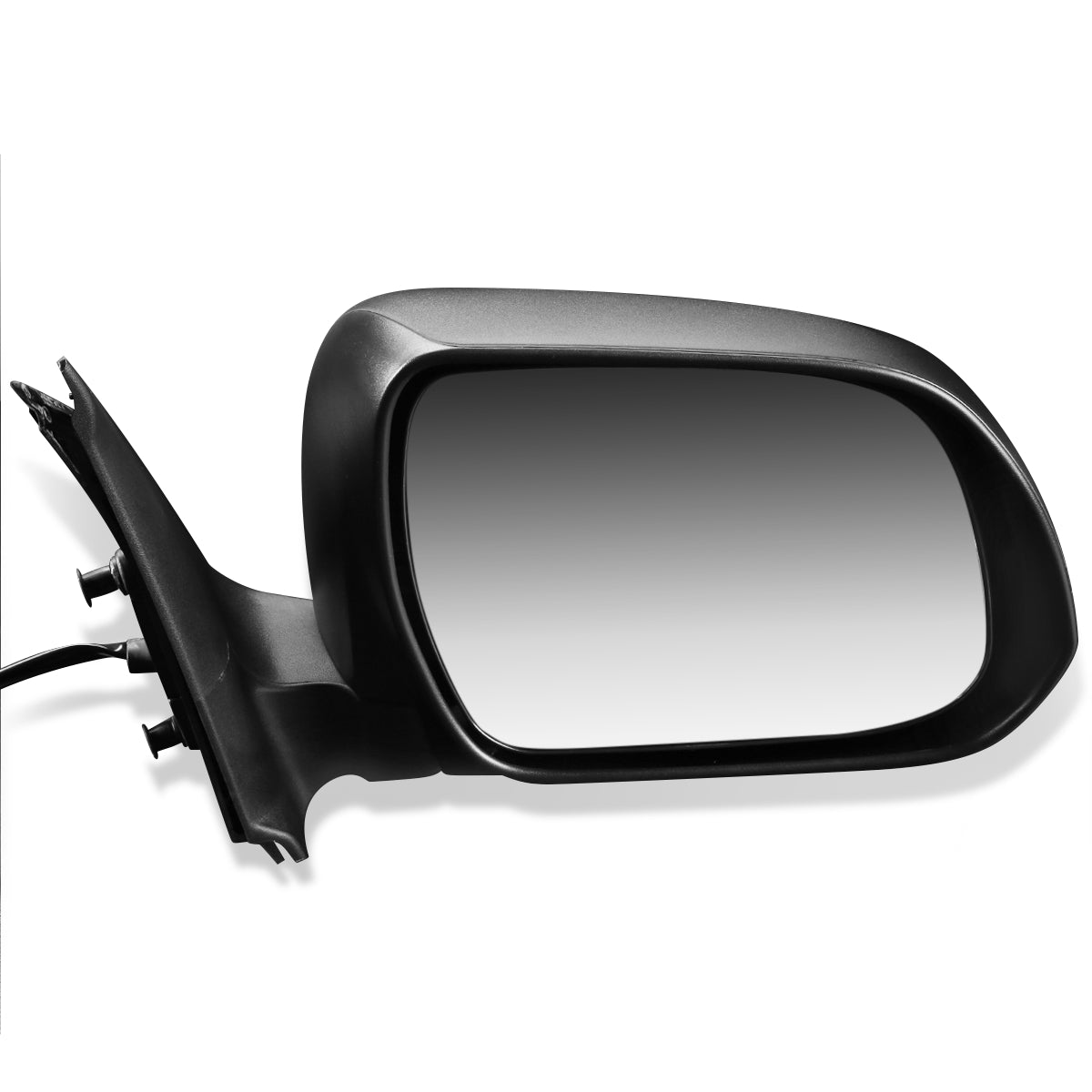 RETROVISOR MIRROR - OEM - 12-15 TOYOTA TACOMA - POWER MIRROR ADJUSTMENT - FOLDING - W/O HEAT - TEXTURED - RIGHT - BLACK