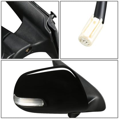 RETROVISOR MIRROR - OEM - 12-15 TOYOTA TACOMA - POWERED - TEXTURED - RIGHT - BLACK