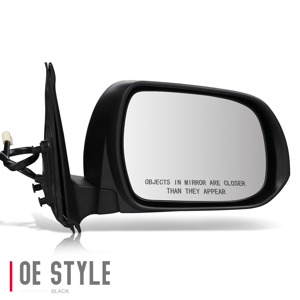 RETROVISOR MIRROR - OEM - 12-15 TOYOTA TACOMA - POWERED - W/ SIGNAL LIGHT - FOLDING - RIGHT - CHROME COVER