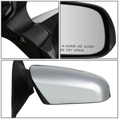 RETROVISOR MIRROR - OEM - 12-15 TOYOTA TACOMA - POWERED - W/ SIGNAL LIGHT - FOLDING - RIGHT - CHROME COVER