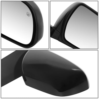 RETROVISOR MIRROR - OEM - 13-14 TOYOTA SIENNA - POWERED - HEATED - TEXTURED, CAP PAINTABLE - RIGHT - BLACK