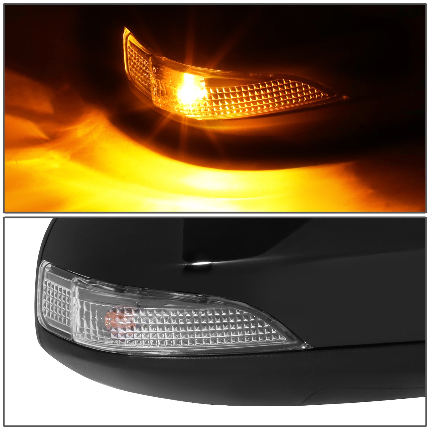 RETROVISOR MIRROR - OE STYLE - TOYOTA AVALON 13-18 - WITH POWER WITH HEATED GLASS WITH SIGNAL WITH MEMORY - PASSENGER SIDE - PAINT TO MATCH - BLACK