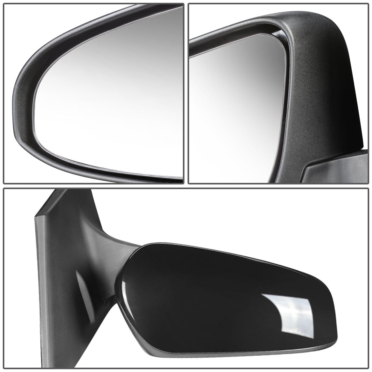 RETROVISOR MIRROR - OEM - 14-19 TOYOTA COROLLA SEDAN / 17-18 COROLLA IM / 16 SCION IM - POWERED - TEXTURED - RIGHT - BLACK