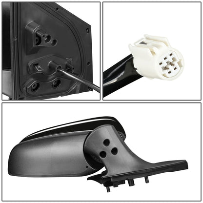 RETROVISOR MIRROR - OEM - 14-19 TOYOTA COROLLA SEDAN / 17-18 COROLLA IM / 16 SCION IM - POWERED - TEXTURED - RIGHT - BLACK