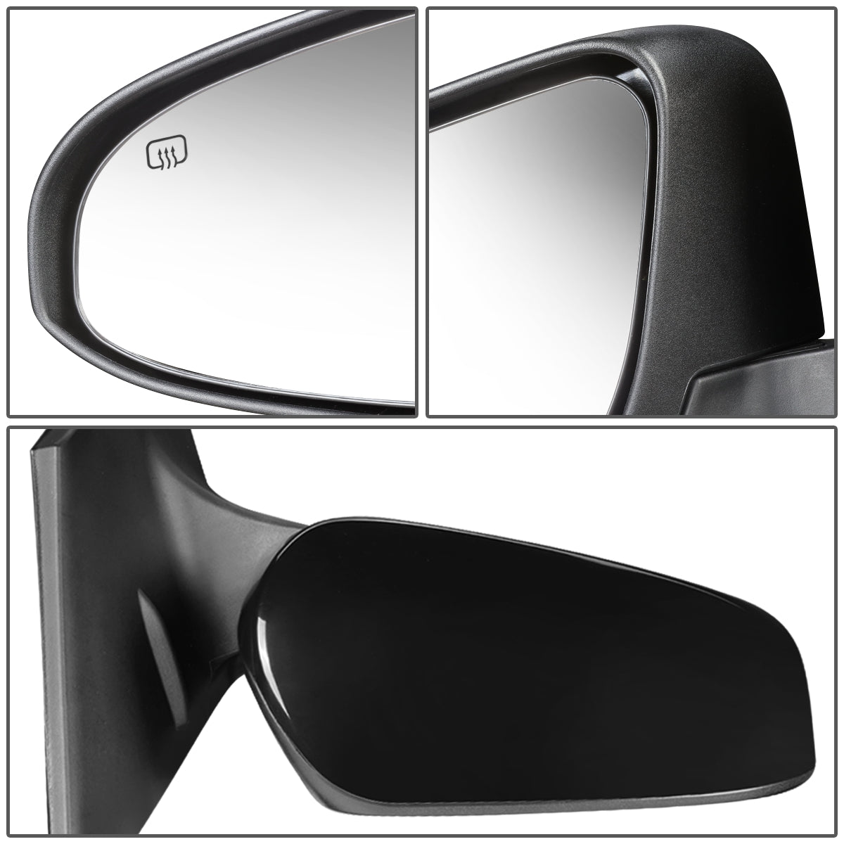 RETROVISOR MIRROR - OEM - 14-19 TOYOTA COROLLA SEDAN / 17-18 COROLLA IM / 16 SCION IM - POWERED - HEATED - TEXTURED - RIGHT - BLACK