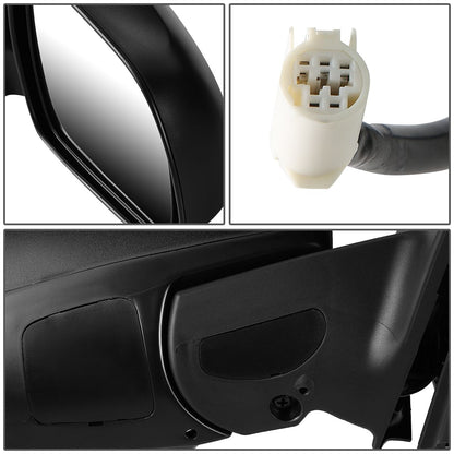 RETROVISOR MIRROR - OEM - 10-13 TOYOTA 4RUNNER - POWERED - HEATED - TEXTURED - RIGHT - BLACK