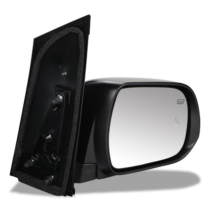 RETROVISOR MIRROR - OEM - 11-17 TOYOTA SIENNA - POWERED - HEATED - W/ BSD - FOLDING - RIGHT - BLACK MATERIAL
